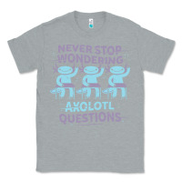 Heather Grey axolotl questions Classic Tee - linhVisuals