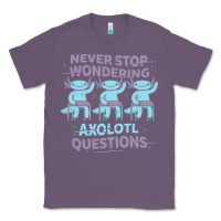 Lavender axolotl questions Classic Tee - linhVisuals