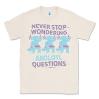 Natural axolotl questions Classic Tee - linhVisuals