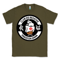 Army Green vasco#da#gama Classic Tee - linhVisuals