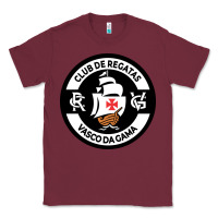 Burgundy vasco#da#gama Classic Tee - linhVisuals
