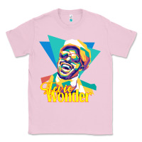 Bubblegum Pink stevie wonder vintage Classic Tee - linhVisuals