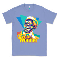Colony Blue stevie wonder vintage Classic Tee - linhVisuals