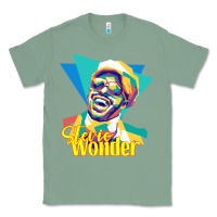 Sage stevie wonder vintage Classic Tee - linhVisuals