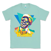 Seafoam stevie wonder vintage Classic Tee - linhVisuals