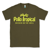 Army Green suitable-pollo-tropical-worn Classic Tee - linhVisuals