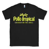 Black suitable-pollo-tropical-worn Classic Tee - linhVisuals