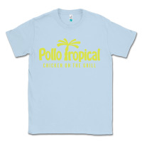 Dusty Blue suitable-pollo-tropical-worn Classic Tee - linhVisuals
