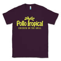 Plum suitable-pollo-tropical-worn Classic Tee - linhVisuals