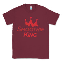 Burgundy suitable-smoothie-king-worn Classic Tee - linhVisuals