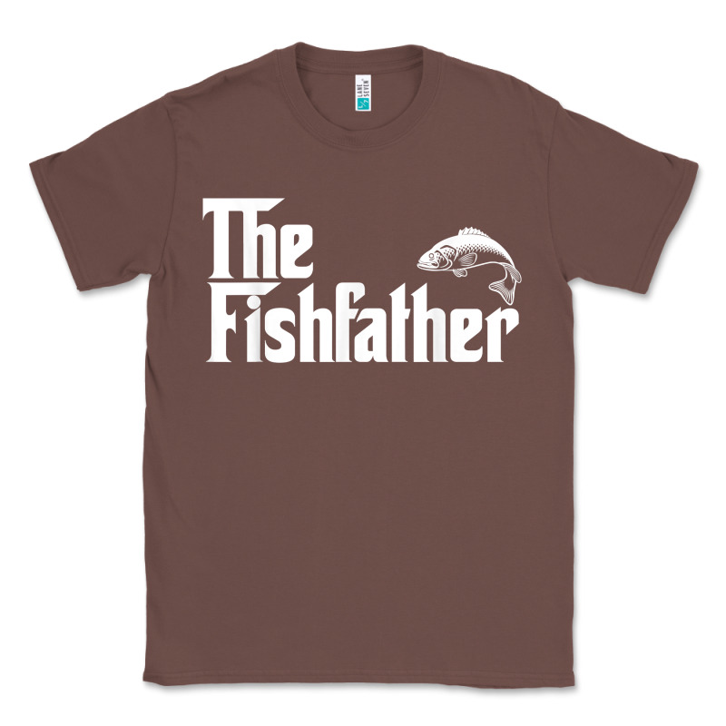 Mens The Fishfather Funny Fish Father Day Lover T Shirt T Shirt Classic Tee by linhVisuals | Teevron