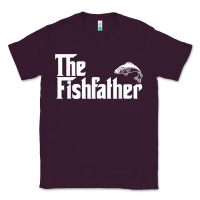 Plum mens the fishfather funny fish father day lover t shirt t shirt Classic Tee - linhVisuals