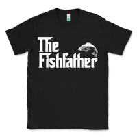 Black mens the fishfather funny fish father day lover t shirt t shirt Classic Tee - linhVisuals
