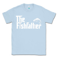 Dusty Blue mens the fishfather funny fish father day lover t shirt t shirt Classic Tee - linhVisuals