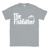 Heather Grey mens the fishfather funny fish father day lover t shirt t shirt Classic Tee - linhVisuals