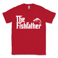 Red mens the fishfather funny fish father day lover t shirt t shirt Classic Tee - linhVisuals