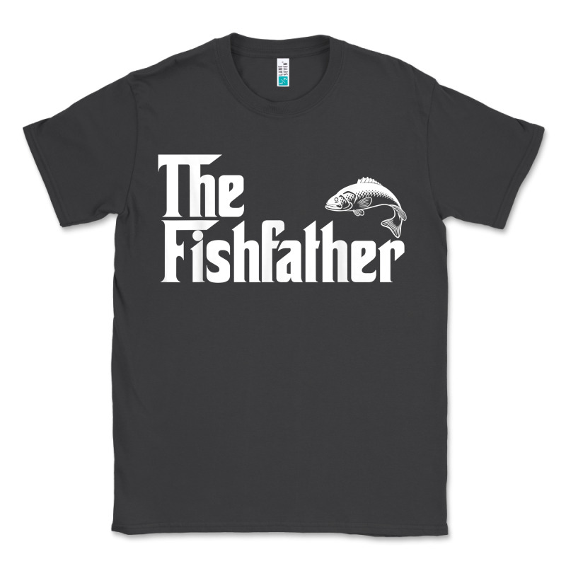 Mens The Fishfather Funny Fish Father Day Lover T Shirt T Shirt Classic Tee by linhVisuals | Teevron