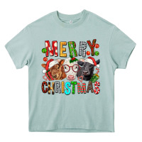 Merry Christmas Calfs Heavy Core Tee | Teevron