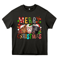 Asphalt Merry christmas calfs Heavy Core Tee - FaDigitalArtStudio