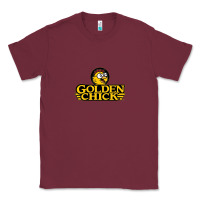 Burgundy suitable-golden-chick-worn Classic Tee - linhVisuals