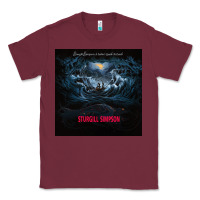 Burgundy STURGILL SIMPSONS RM 2 Classic Tee - linhVisuals