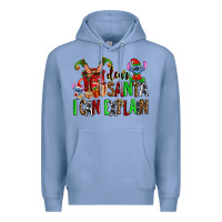 Cup Of Chocolate And  With Christmas Stitch Elf Premium Hoodie | Teevron