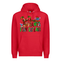 Red cup of chocolate and  with christmas stitch elf Premium Hoodie - AdoDesignShop
