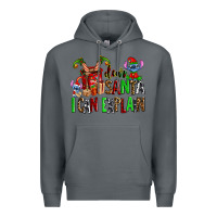 Rock cup of chocolate and  with christmas stitch elf Premium Hoodie - AdoDesignShop