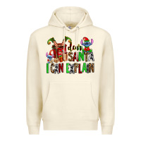 Sandshell cup of chocolate and  with christmas stitch elf Premium Hoodie - AdoDesignShop