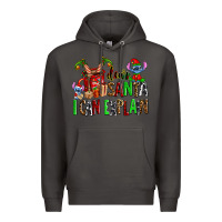 Smoke cup of chocolate and  with christmas stitch elf Premium Hoodie - AdoDesignShop