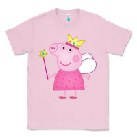 Bubblegum Pink pig Classic Tee - linhVisuals