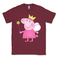 Burgundy pig Classic Tee - linhVisuals