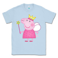 Dusty Blue pig Classic Tee - linhVisuals