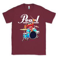 Burgundy the muppet show animal playing pearl drums Classic Tee - linhVisuals