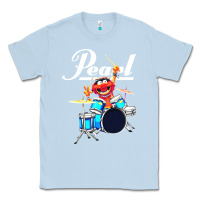 Dusty Blue the muppet show animal playing pearl drums Classic Tee - linhVisuals