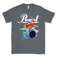 Charcoal Heather the muppet show animal playing pearl drums Classic Tee - linhVisuals