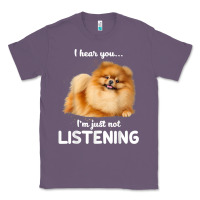 Lavender pomeranian i hear you not listening t shirt Classic Tee - linhVisuals