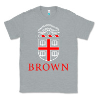 Heather Grey brown university Classic Tee - linhVisuals