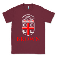 Burgundy brown university Classic Tee - linhVisuals