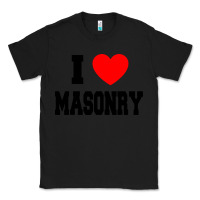 Black i love masonry Classic Tee - linhVisuals