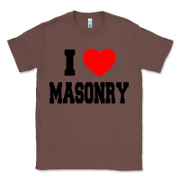 Chestnut i love masonry Classic Tee - linhVisuals