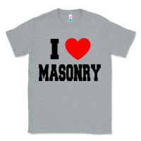 Heather Grey i love masonry Classic Tee - linhVisuals