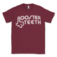Burgundy rooster teeth Classic Tee - linhVisuals