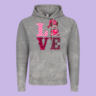 Love Gnomies Vintage Hoodie Designed By Barkaloodesign