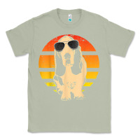 Matcha retro basset hound t shirt men women kids gift t shirt Classic Tee - linhVisuals