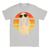 Moon Dust retro basset hound t shirt men women kids gift t shirt Classic Tee - linhVisuals