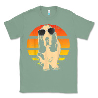 Sage retro basset hound t shirt men women kids gift t shirt Classic Tee - linhVisuals