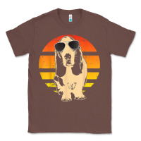Chestnut retro basset hound t shirt men women kids gift t shirt Classic Tee - linhVisuals