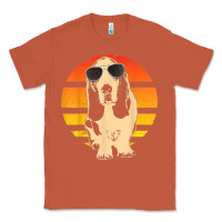 Copper retro basset hound t shirt men women kids gift t shirt Classic Tee - linhVisuals