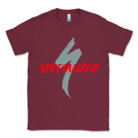 Burgundy Specialized Bikes Bicycle Classic Tee - linhVisuals